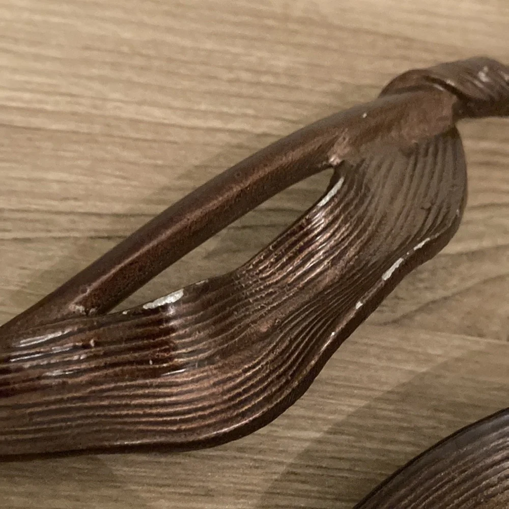 Michael Aram tulip servers brown enamel - Picture 13 of 14